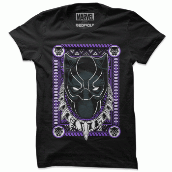 Tricou - BLACK PANTHER: MASK (GLOW IN THE DARK) - MARVEL Style T-Shirt