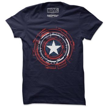 Tricou - CAPTAIN AMERICA: MECHANICAL SHIELD - MARVEL Style T-Shirt