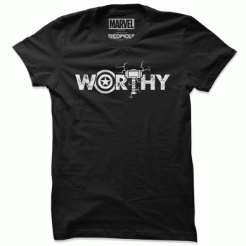 Tricou - CAPTAIN AMERICA: WORTHY (GLOW IN THE DARK) - MARVEL Style T-Shirt