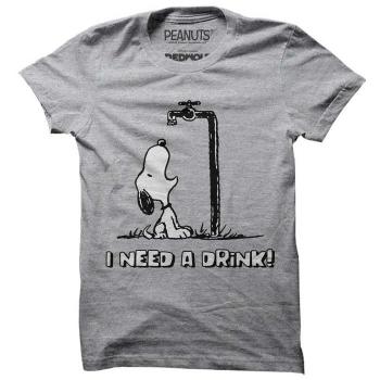 Tricou - I NEED A DRINK - PEANUTS Style T-Shirt