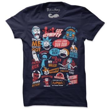 Tricou - INFOGRAPHIC - RICK AND MORTY Style T-Shirt