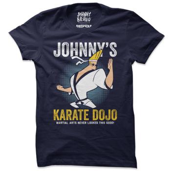 Tricou - Karate Dojo - Johnny Bravo Style T-Shirt