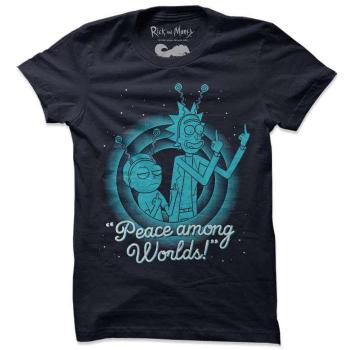 Tricou - PEACE AMONG WORLDS - RICK AND MORTY Style T-Shirt
