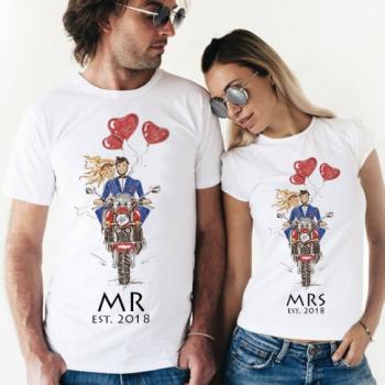 Set Tricouri - Mr. and Mrs. bike