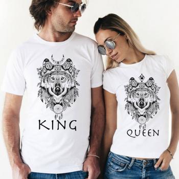 Set Tricouri - wolf king and queen